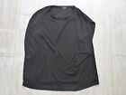 PHASE EIGHT BLACK  BATWING DOUBLE LAYER TOP  SIZE  14