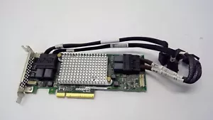 Adaptec ASR-81605ZQ 12G SAS 16-Port 1GB Cache PCIe x8 RAID Controller W/Cables - Picture 1 of 3