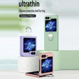 Folding Ring Anti Scratch For Samsung Galaxy Z Flip5 4/3 Case Cover Shockproof - Picture 1 of 20