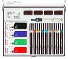 Isomars Fineliner Technical Drawing Pens Stands Waterproof Drawing Ink Set Of 9