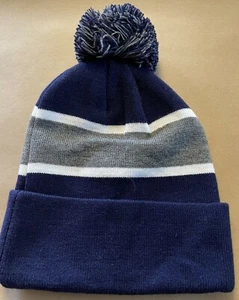 Mens Cowboy Colors Hat / Pom / Warm / Comfortable / Knit Lining / New - Picture 1 of 5