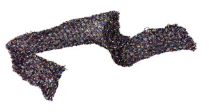 Womens Ruffle Scarf , Wrap 7”x52” Multi-functional , Multicolored Shimmering - Picture 1 of 4