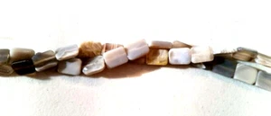 BOTTSWANA AGATE  13x18mm  Rectangle  Beads  - 21 Pieces - Picture 1 of 2