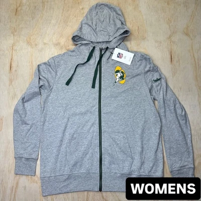NOVO MOLETOM COM CAPUZ FEMININO Green Bay Packers Nike Gym Vintage Zíper Completo Leve 2XL - Imagem 1 de 4