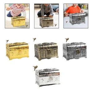 Treasure Chest Box for Kids with Lock Decorating Adventurous Treasure Box for - Picture 1 of 22