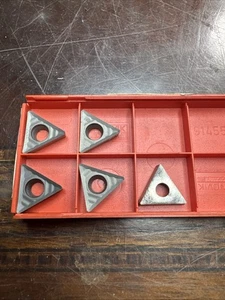 SANDVIK TCGX 3(2,5)2-AL TCGX 16 T3 08-AL Hartmetalleinsätze Güte H10 5 Stück (F07) - Bild 1 von 3