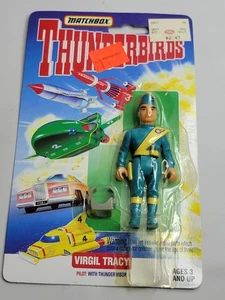 Figura de acción Matchbox 1993 Thunderbirds Pilot Virgil Tracy MOSC Gerry Anderson - Imagen 1 de 2