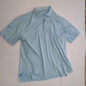 Camisa Polo Peter Millar Para Hombres XL Azul Claro Verano Comodidad Golf Rendimiento Suave - Imagen 1 de 8