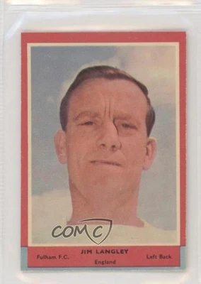 Tarjetas de concurso de fútbol americano A&BC 1964-65 Jim Langley #12 Foto 1 de 2