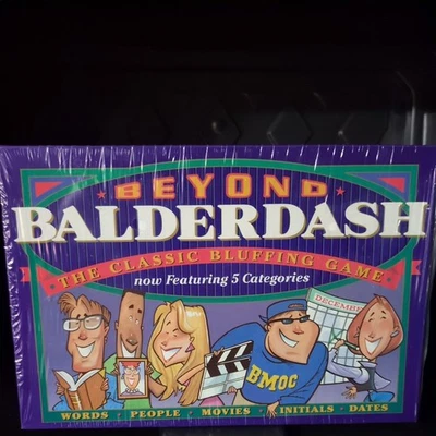 Beyond Balderdash Classic Bluffing Board Game Parker Brothers Factory Sealed NEW - Image 1 of 2