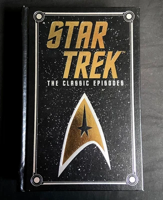 STAR TREK: THE CLASSIC EPISODES by James Blish Deluxe Bonded Leather Hardcover - image 1 of 4