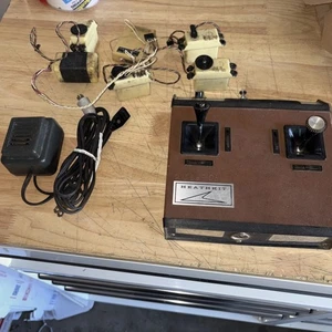 heath kit r/c GDA-505 set radio marrone .72.320 MHZ vintage COSÌ COM'È - Foto 1 di 6