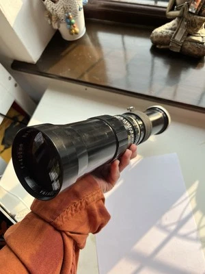 TELE-TOKINA 400mm f/6.3 Lens No. 69596 + PANAGOR AUTO KINOTELEX 2X Lens + Cases - Image 1 of 4