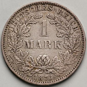 1876-H Germany 1 Mark - Picture 1 of 2