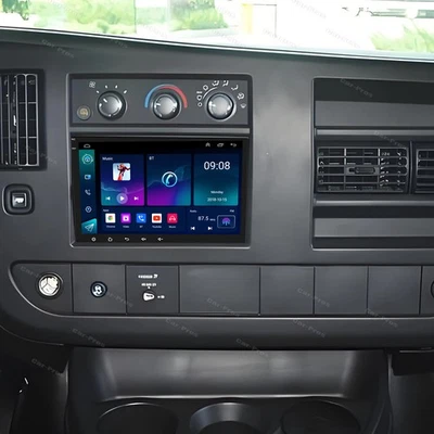 For 2008-2017 GMC Savana 8" Android 13 Carplay Car Stereo Radio GPS Navi RDS FM - Image 1 of 4