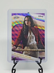 Elizabeth Swann 2025 Topps Chrome Disney #4 Purple Wave Refractor #/75 - Picture 1 of 2