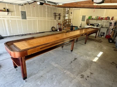  20 世纪 30 年代 20 英尺美国洗牌板国家洗牌架。 — 第 1/4 张图片