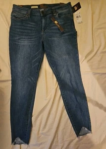 Kut from the Kloth Carlo High Rise Ankle Skinny Jeans NWT Size 16 - Picture 1 of 5