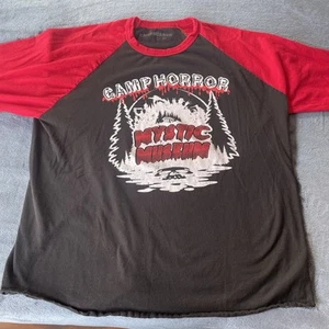 Camp Horror T-Shirt Mystic Museum Counselor 3/4 Arm rot/schwarz XL - Bild 1 von 13