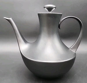 Block Bidasoa Spain Tea/Coffee Pot and Lid "Black" "Beautiful" - Picture 1 of 10