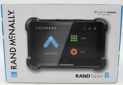 Rand Mcnally RANDTAB8 Rand Tablet, 8 Inch Navigation Trucker GPS - NEW - Image 1 of 4