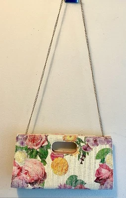 Sasha Of New York # A 1263 PFL Floral Crossbody Handbag NWTGS - Image 1 of 4