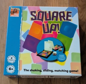 Square Up! 2 Spieler Familie Fliesen Puzzle Spiel-Verrückter Elch (2007) vollständig & sehr guter Zustand  - Bild 1 von 5