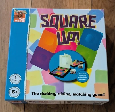 Square Up! 2 Player Family Tile Puzzle Game - Mad Moose (2020) Complete & VGC  - Image 1 of 4