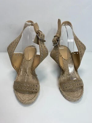 Isabel Marant “Iriane Grommet” Suede Espadrille Wedge Sandals Size 37 - Image 1 of 4