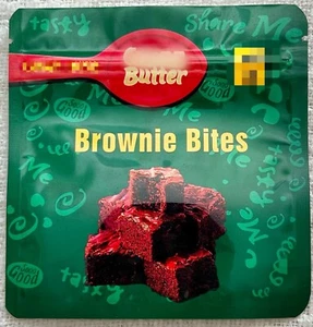 50 Ct Empty Brownies & Cookie Snack Candy Bag Sealable Packaging Zip Lock IN USA - Picture 1 of 6