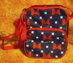 Minnie Mouse Disney Satchel/Hand bag Black red and white 8.5" x 10 x 2" - Picture 1 of 4