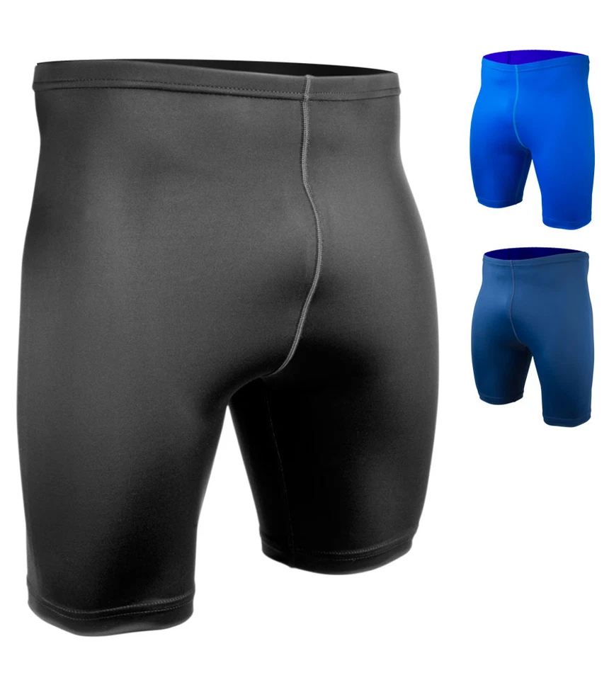 Aero Tech BIG Men's USA Classic UNPADDED Spandex Compression Exercise Shorts - Image 1 of 4