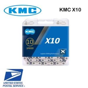 KMC X10 MTB Road Bike Chain 116L 10 Speed Bicycle Chain Magic Button Mountain - Picture 1 of 1
