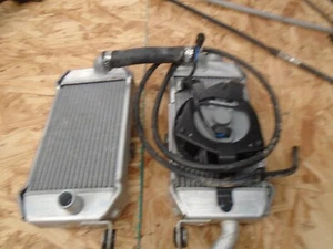 18 19 20 KAWASAKI KLX250 RADIATORS FAN RADIATOR 2166 MILES KLX250S FI KLX300S - Foto 1 di 2