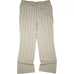 BRAX Lina City Sport Stretch Hose Bootcut High Stoff 44 W34 L32 bunt gestreift - Bild 1 von 5