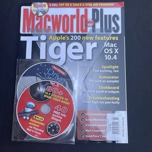 MacWorld Magazine Tiger Superguide Spotlight Automator Dashboard Printing Safari - Picture 1 of 6