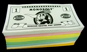 2005 Monopoly Nascar Edition Replacement Money Stack Bundle Hasbro - Picture 1 of 2