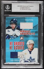 2005-06 ITG Heroes and Prospects /20 Sidney Crosby Carlo Colaiacovo Rookie RC
