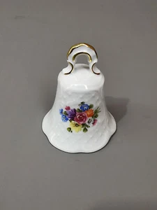 9986457-d Tischglocke Gartenblumen Relief Lindner Porzellan Bayern 5x6,5cm - Picture 1 of 4