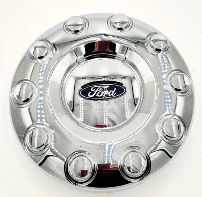 OEM 2017-2024 Ford F250 Super Duty Chrome Front 10 Lug Center Cap- HC3C-1A096-MB - Image 1 of 4
