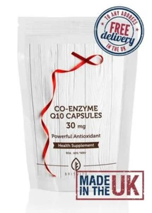 Co-Enzyme Q10 30mg Dietary Co-q10 Capsules GB BritVits - Picture 1 of 12