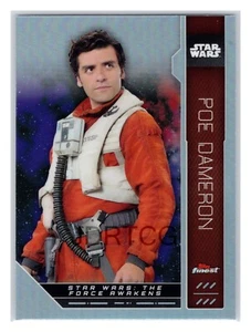 Star Wars 2023 Topps Finest FN-30 Poe Dameron Refractor - Imagen 1 de 2