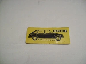 Oldtimer Renault 16 Limousine Wagon Auto KFZ Werbung Regenhaube - Bild 1 von 5