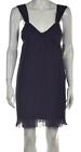 NEW Johnny Martin omens Dress Size 3 Purple Solid Fit & Flare Short Sleeveless