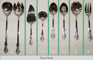 Heritage Mint Royal Alister Stainless Serving Utensils Spoon / Fork . You Choose - Picture 1 of 22
