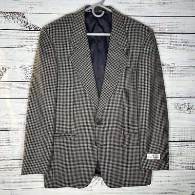 Nueva Chaqueta Blazer Vintage Pierre Balmain Lana 2 Botones Espiga Para Hombre Talla 38 Foto 1 de 4