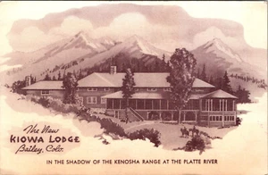 BAILEY, COLORADO - KIOWA LODGE - ALTE POSTKARTE - Bild 1 von 2