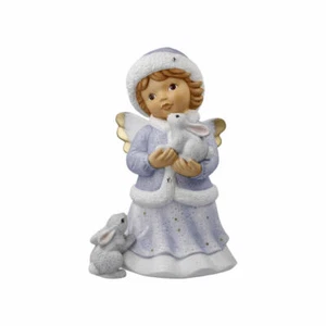 Goebel Anioł Stróż Edycja Zimowy spacer Nina i Marco Figurka Porcelana 25 cm - Zdjęcie 1 z 6