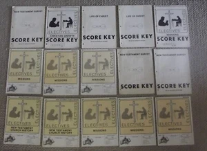 Accelerated Christian Education ACE(8 Paces Church History&Missions)7 Score Keys - Picture 1 of 14