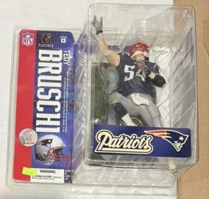 MCFARLANE NFL SERIES 13 PATRIOTS LB DL TEDY BRUSCHI FIGURE Factory SEALED NOS - Picture 1 of 5